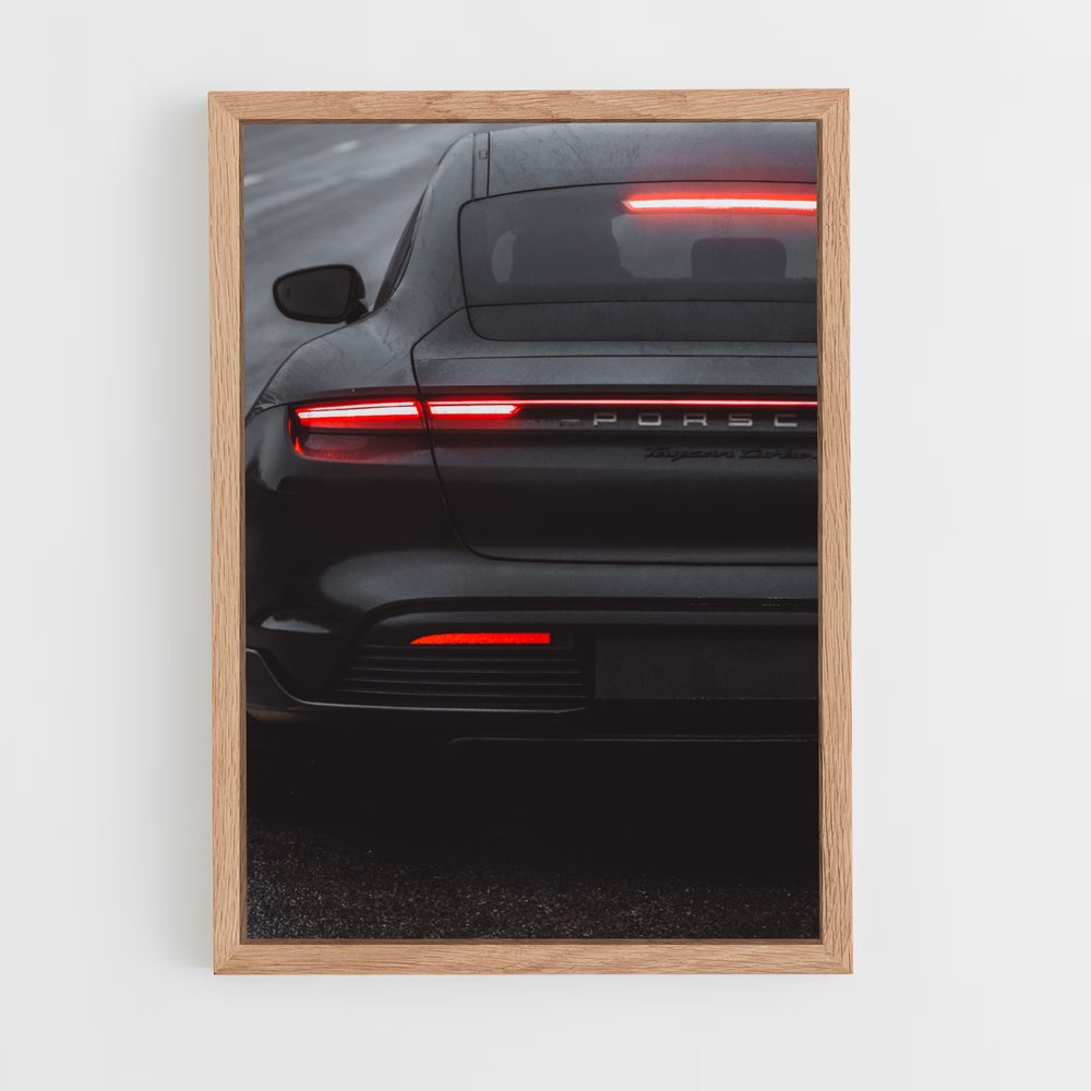 Poster Taycan turbo gt élégant – affiche Porsche (vue 4)